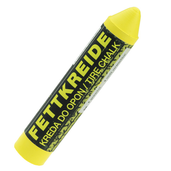 Wax tire chalk, indelible marker Yellow - PREMIUM - Stix - 12 pcs.