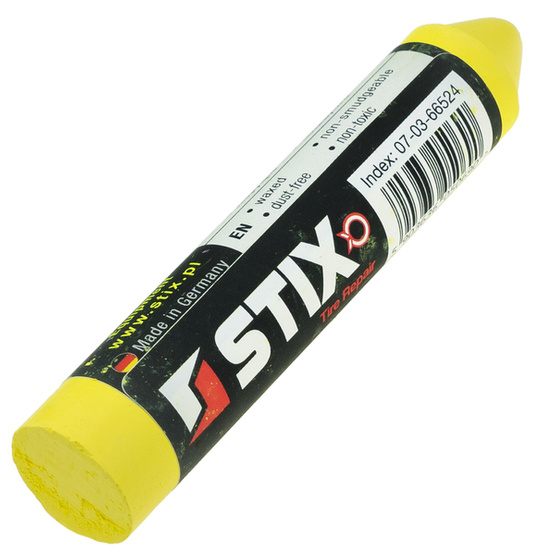 Wax tire chalk, indelible marker Yellow - PREMIUM - Stix