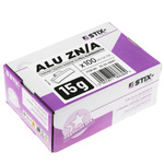 ALU Zinc scooped weights for aluminum rims ZN/A 15g / 100 pcs. - Stix