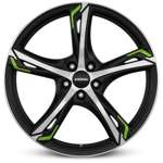 Alloy Wheels 17" 5x112 Ronal R62 green JBFG