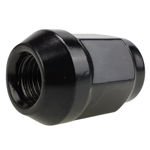 Black Closed Nuts for aluminum rims, wheels - 1/2" 20 UNF - (closed) - Carbonado