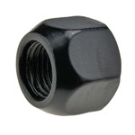 Black Nuts for steel rims, wheels - M12x1.25 - (open without flange) - Carbonado