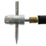 Calibrator valve threader - galvanized - Stix