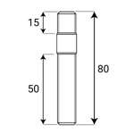 HUB Studs for Alloy Wheels M12x1,5 - TUV (EU)