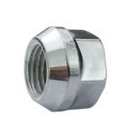 Low nuts 17mm for spacers - M12x1.5 / Zinc - (open with flange) - Carbonado