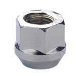 Lug nuts for alloy rims, wheels - M12x1,5 / Chrome - (open with flange) - Carbonado