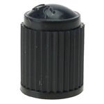 Plastic nuts / valve caps (black) - 100 pcs. - Stix