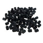 Plastic nuts / valve caps (black) - 100 pcs. - Stix