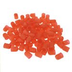 Plastic nuts / valve caps (red) - 100 pcs. - Stix