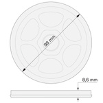 Rubber for the hydraulic jack PLN-01 - Stix