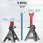 Stix Stands Workshop Supports 3T / 4pcs. - Stix