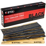 Tire repair butyl cords 6 mm (8" / 200 mm, black) 25 pcs - Stix