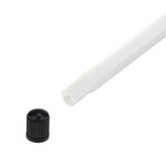 Valve extension - for inflating wheels (plastic, white, 170 mm) - Stix