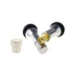 Valve for tubeless wheels TR414 AC (chrome) - 1 szt - Stix