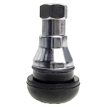 Valve for tubeless wheels chrome TR412 AC (Chrome) - 1 piece. - Stix