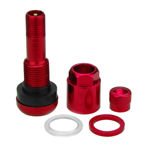 Valve for wheels X1 Series Red Edition (Clamp-in, aluminum MS525) - 1 pcs. - Carbonado