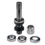 Valve for wheels X2 Series Grey Edition (Clamp-in, aluminum TR48E) - 1 pcs. - Carbonado