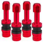 Valve for wheels X2 Series Red Edition (Clamp-in, aluminum TR48E) - 1 pcs. - Carbonado