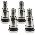 Valve for wheels chrome X1 Series (Clamp-in, metal MS525AL) - 1 pcs. - Carbonado