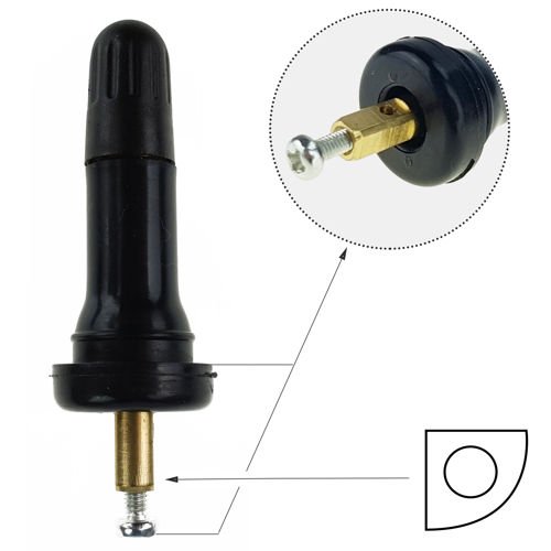 RDKS Gummiventil 13 Snap-in Ventil TPMS Alufelgen Reifen Kontrolle Druckluft Neu