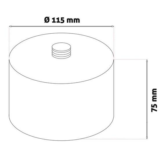 Adapter Wagenheber GSP Hebebühne Pneumatisch Erhöhung Hubhöhe Zubehör Werkstatt