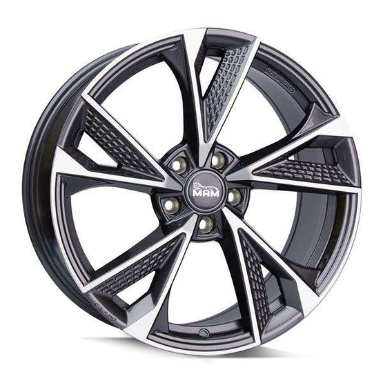 Aluminiumfelgen 19" 5x108 MAM RS6 PFP