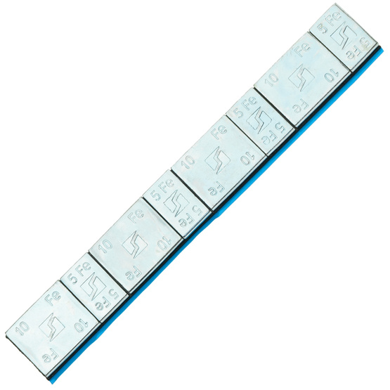 Edgy Slim Leichtmetallrad Klebegewicht - 60g (5g+10g / verzinkt / breites Band) - Stix