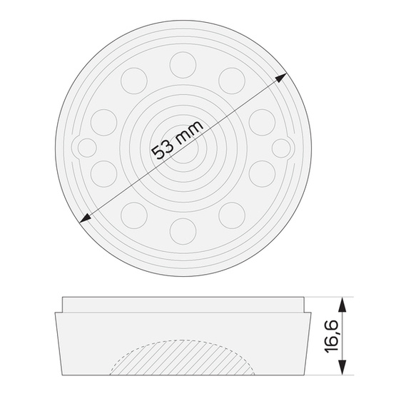 Niedriggummi für LS-01 / WLS-01 Herzstückheber - Stix