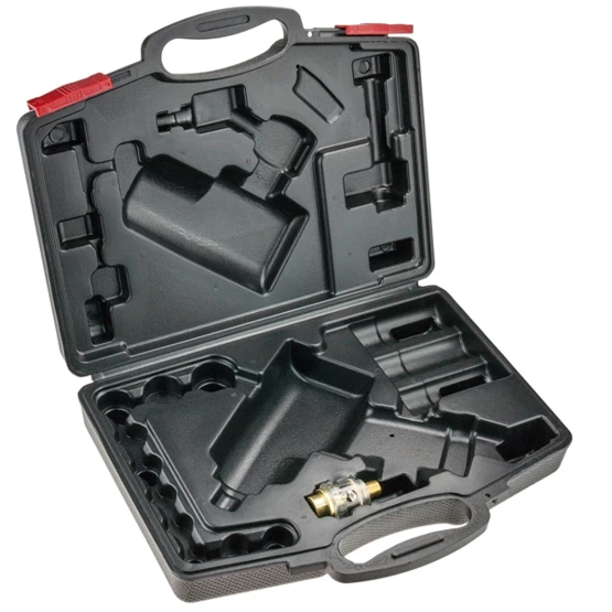 STIX Werkzeug Koffer für 1/2" Schlagschrauber Serie STT mit Druckluft-Öler 1/4"
