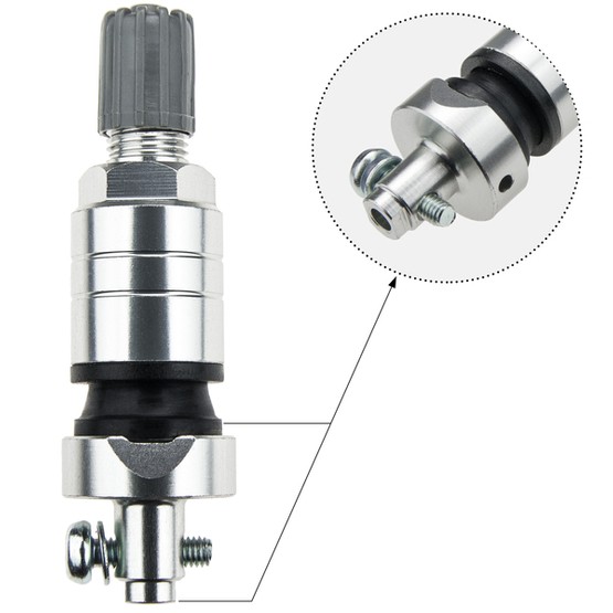 UNI Sensor-Druckventil CUB TPMS-17 Silber