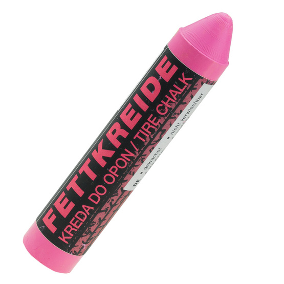 Wachs-Reifenkreide, dokumentenechte Markierung Pink - PREMIUM - Stix 12 Stück.