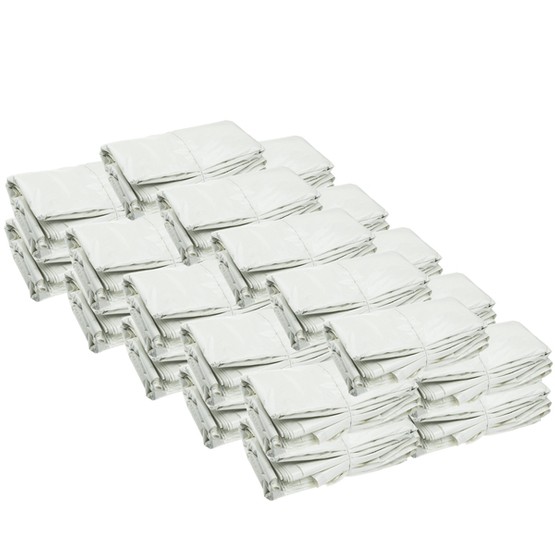 Weiße Mighty Säcke für Räder, Reifen LDPE (Large 100x100) - 500 Stück - Stix