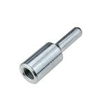 Klebstoffentfernerscheiben-Adapter (6 mm Schaft / 8 mm Gewinde / silber) - Stix