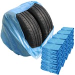 LDPE blaue Müllsäcke, Reifen (100x100) - 500 Stück - Stix