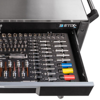 Rolling tool cabinet with tool set UltimatePro D12/TS2 - Stix