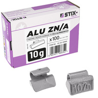 ALU Zinc scooped weights for aluminum rims ZN/A 10g / 100 pcs. - Stix