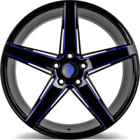 Komplet staggered 4 szt. Felg Aluminiowych 19 5x120 79Wheels Seventy9 SV-N BGBR