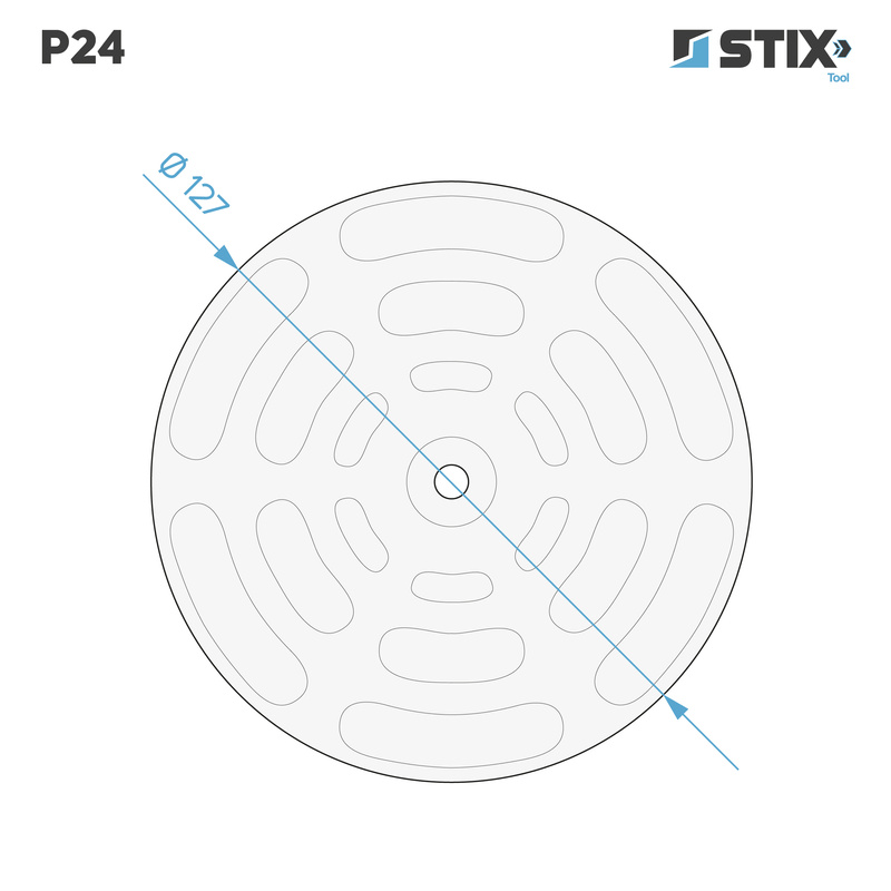 P24 Jack Pad for Lift Arm, 127x121x22 – Stix