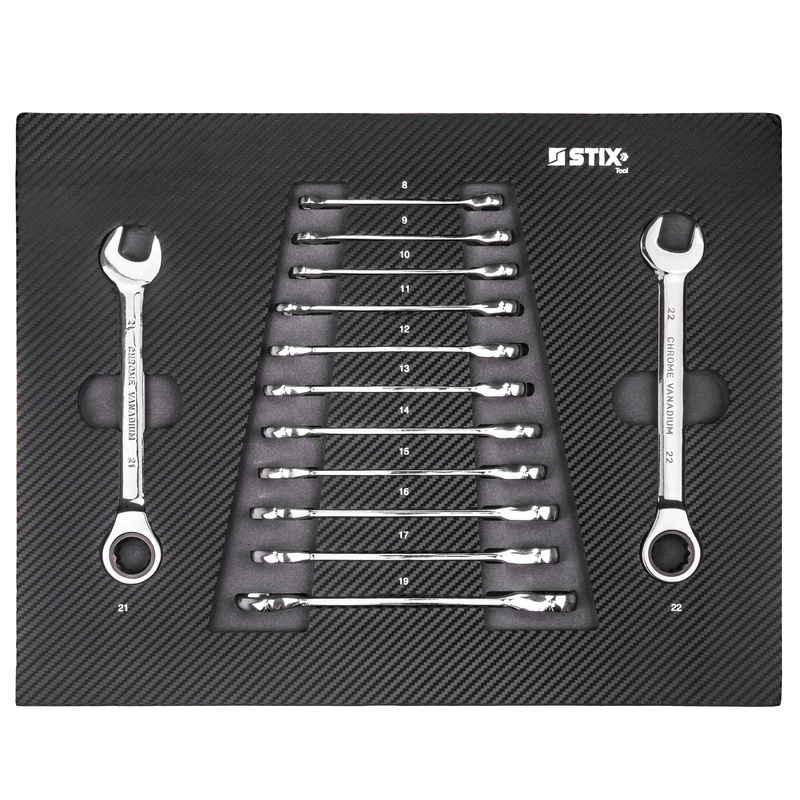 Rolling tool cabinet with tool set UltimatePro D12/TS2 - Stix