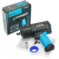 Composite Pneumatic Impact Wrench 1900Nm STIX STT-19 1/2" + Mini 1/4" Through Oiler + VG-32 Pneumatic Wrench and Tool Oil - 1L MEGAOIL-N