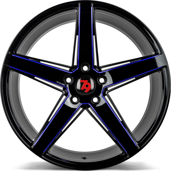 Komplet staggered 4 szt. Felg Aluminiowych 19 5x120 79Wheels Seventy9 SV-N BGBR