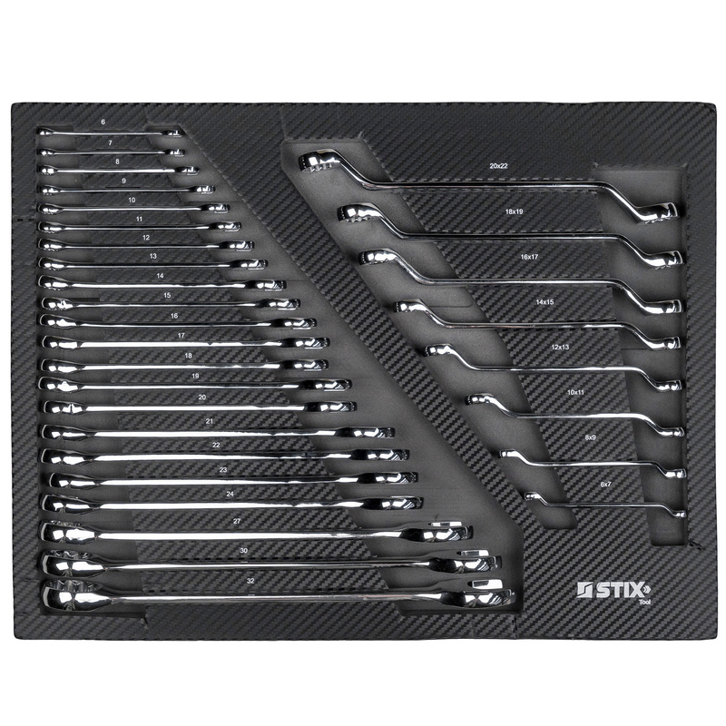 Werkstattschrank / Werkzeugwagen mit 7 Schubladen + Werkzeugsatz – UltimatePro C7/TS1 – Stix