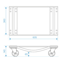 Wheel Dolly WM-04 – Set of 2 pcs – Stix