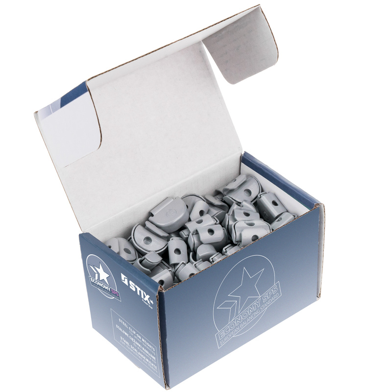 STD steel wheel weights for FE/S steel rims 15g / 100 pcs. - Stix