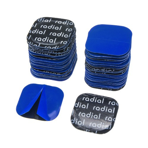 Łatki RADIAL do naprawy opon X1 45x45 mm / 50 szt - Stix