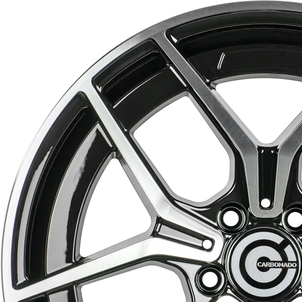 Komplet staggered 4 szt. Felg Aluminiowych 19 5x112 Carbonado STYLISH BFP