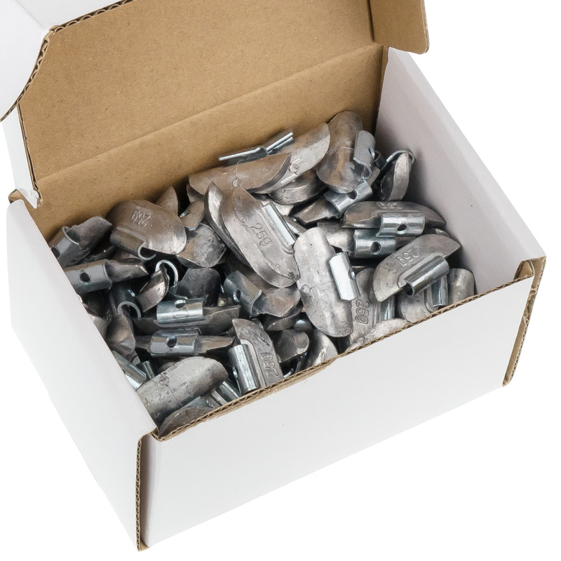 Ciężarki nabijane do felg stalowych SPS STD PB/S (25 g, ołowiane) - 100 szt. - Stix