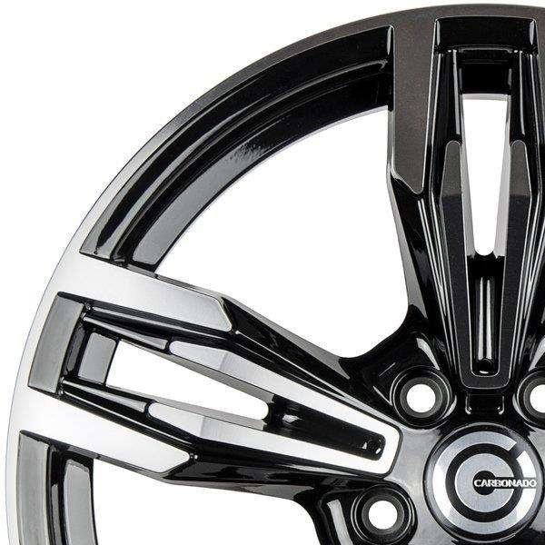 Set of staggered 4 Alloy Wheels 19 5x120 Carbonado Dynamite BFP