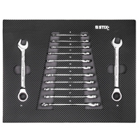 Drawer insert for tool cabinet (13-piece ratcheting combination wrench set) TD-2 - Stix