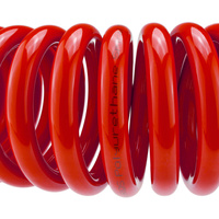 Spiral air hose 12m (8/12mm), red - RQS